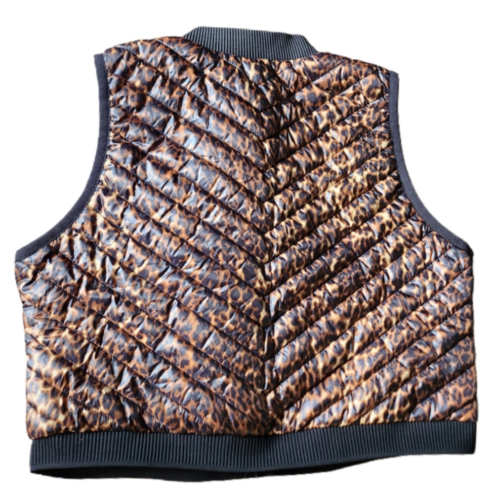 Calvin Klein Performance Leopard Print Puffer Ves… - image 6